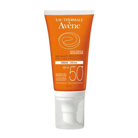 Une Crème Solaire Avène Face Sunscreen Avene Skincare Protector Solar