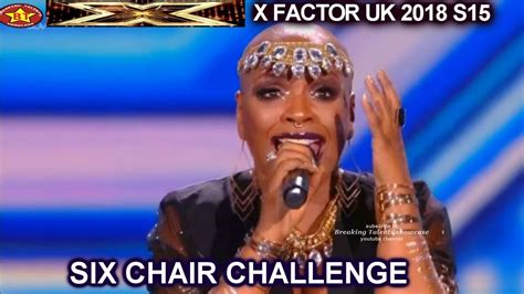 Janice Robinson And Cezar Ouata Six Chair Challenge X Factor Uk 2018