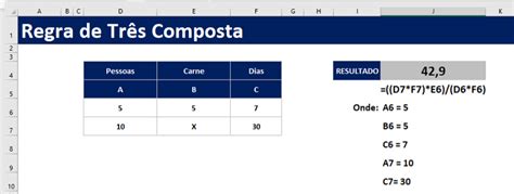 Regra De Três O Que é Como Fazer No Excel Guia Do Excel