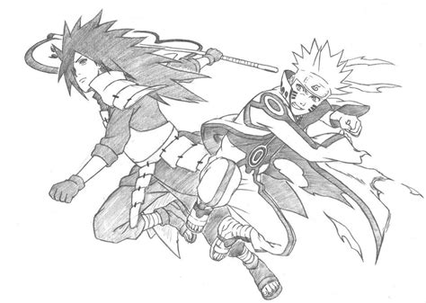 Epic Battle By Manzr On Deviantart Naruto Sketch Drawing Anime