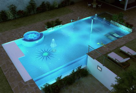 Piscinas Gunitec | Trestévere - Infografia 3D