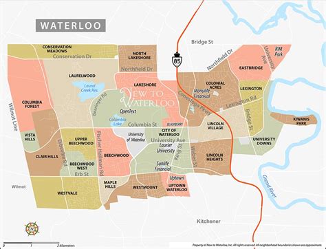 Interactive Map Of Waterloo Ontario Neighborhoods Waterloo The