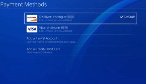 Cheap purchase game keys, top up, software, game currency on marketplace difmark! How To Add And Remove Credit Card To PS4 - TechRating
