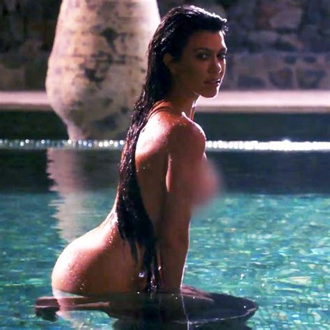 Kourtney Kardashian Puts Signature Curves On Display In Nude Velvet