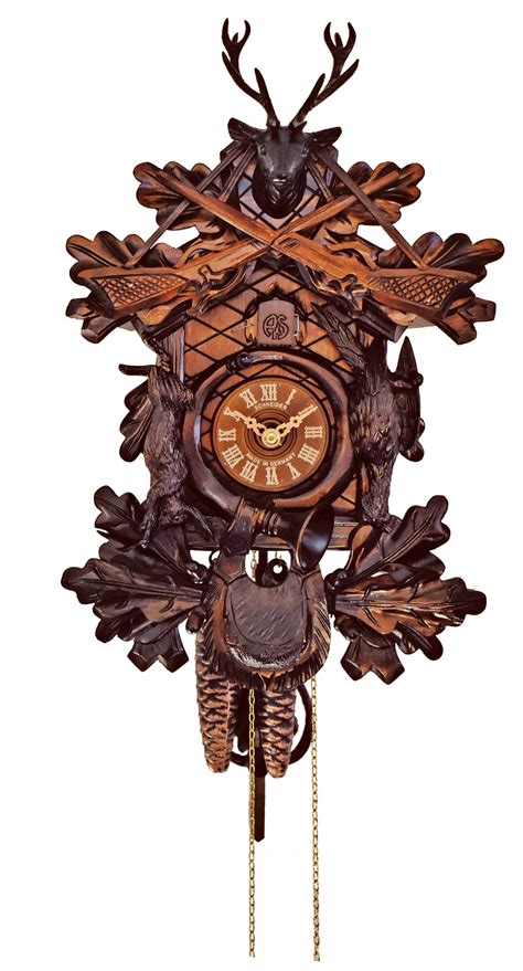 Traditional Hunter Style Cuckoo Clock