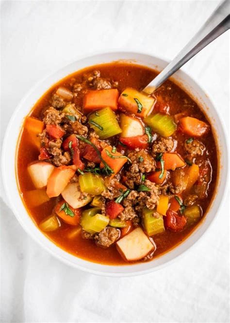 one pot hearty vegetable soup easy to make healthy and completely delicious this vegetable