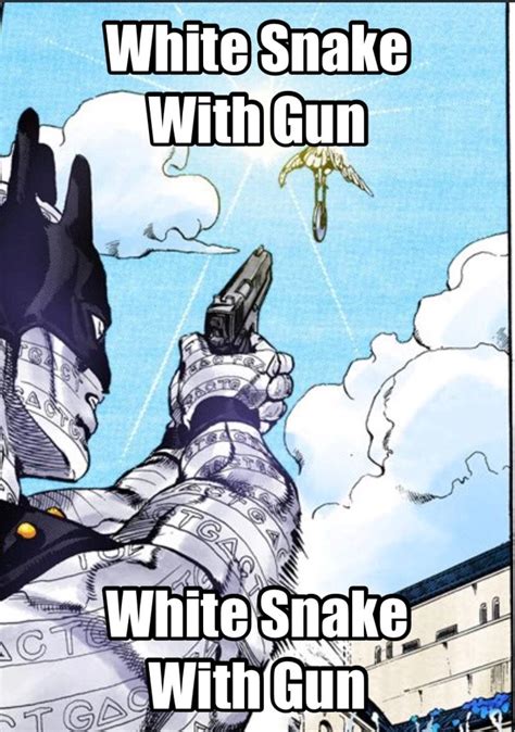 White Snake With A Gun Rshitpostcrusaders