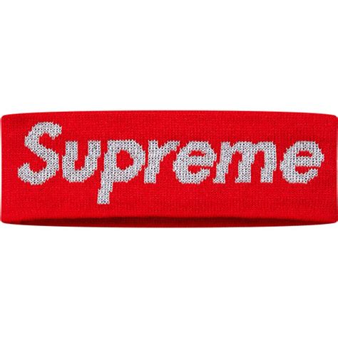 Supreme New Era Reflective Logo Headband Grailed