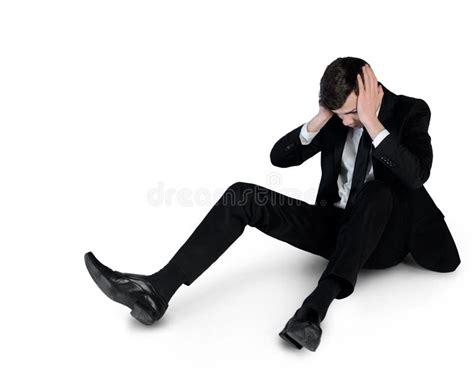 Business Man Suffer On Floor Stock Photo Image Of Business Floor