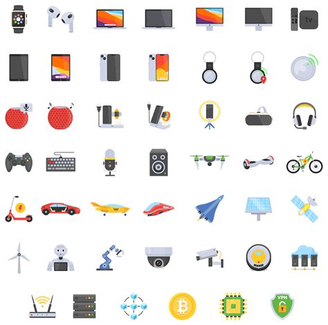 40 Modern Technology Icons For Future Forward Designs 100 Free