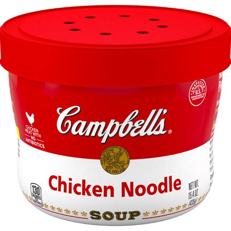 Campbell's chunky classic chicken noodle soup. Tomato Soup Microwavable Bowl - Campbell Soup Company