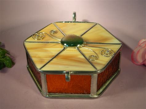 Stained Glass Jewelry Box 339 By Stainedglassbywalter On Etsy