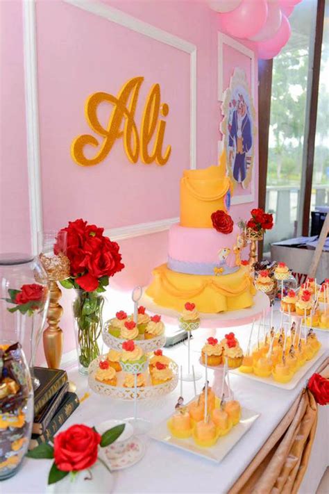 Beauty And The Beast Party Decoration Ideas Beauty And The Beast In