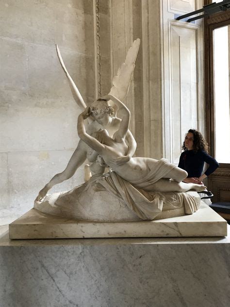 Psyche Revived By Cupids Kiss Antonio Canova Louvre Paris Louvre