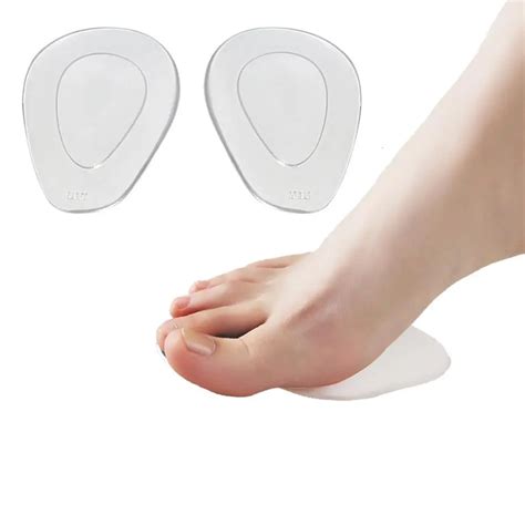 Gel Silicone Forefoot Pad Pads Insoles Inserts Massager Anti Slip For