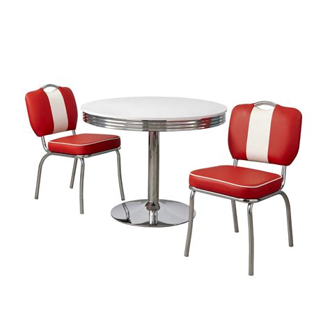 Raleigh Retro 3 Piece Dining Set Multiple Colors