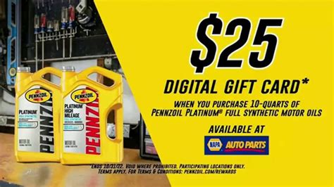 Pennzoil Platinum Full Synthetic Tv Spot 25 Digital T Card