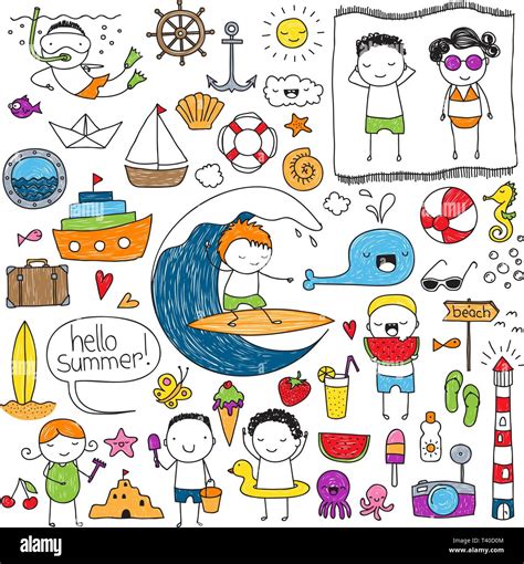 96 Best Ideas For Coloring Cute Summer Drawings