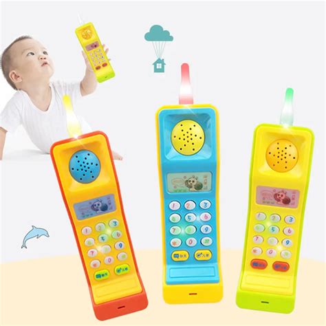 Electronic Baby Toys Phone Abs Children Educational Toy Lights Sounds