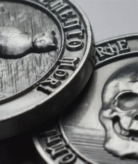 Trio Of Memento Morivivere Reminder Coins In Capsules Etsy Uk