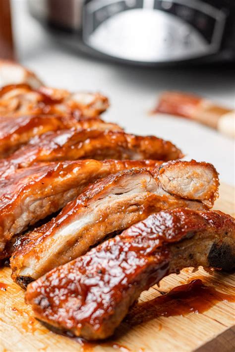 Baby Back Ribs In Crock Pot The Clean Eating Couple