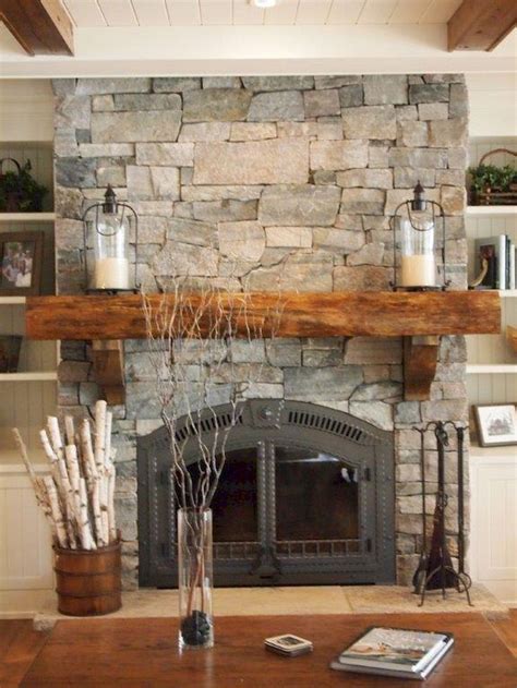 Gorgeous 60 Rustic Fireplace Makeover Ideas 60