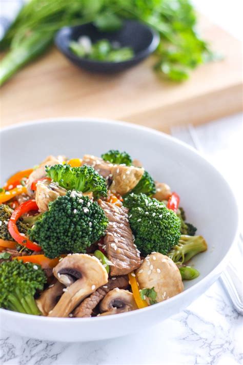 After reading the reviews i used 14 oz of broth ground ginger sirloin and threw wow this was great i have been making beef broccoli for a while but it was always missing something.it was the ginger.the ginger added. Ginger Beef and Broccoli Stir Fry | Recipe | Ginger beef, Broccoli, Broccoli stir fry