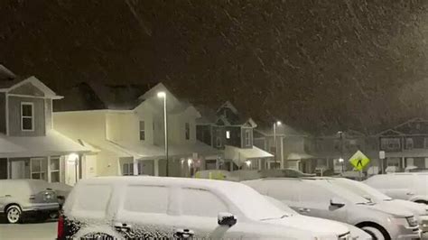 Snowfall Transforms Oswego New York Into A Winter Wonderland