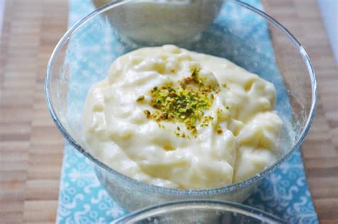 Lebanese Rice Pudding Recipe Riz Bi Haleeb