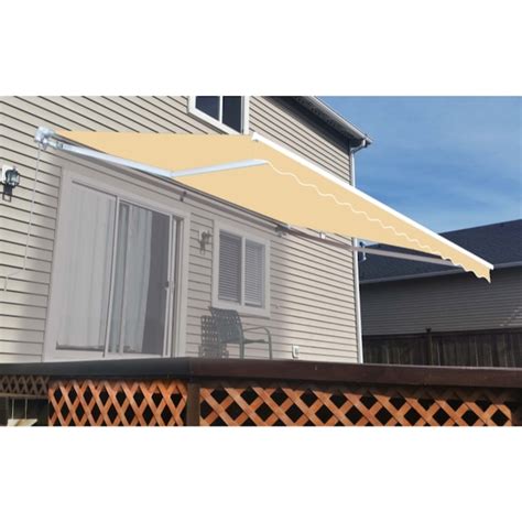 Aleko Retractable 16x10 Ft Awning Fabric Replacement In The Awning