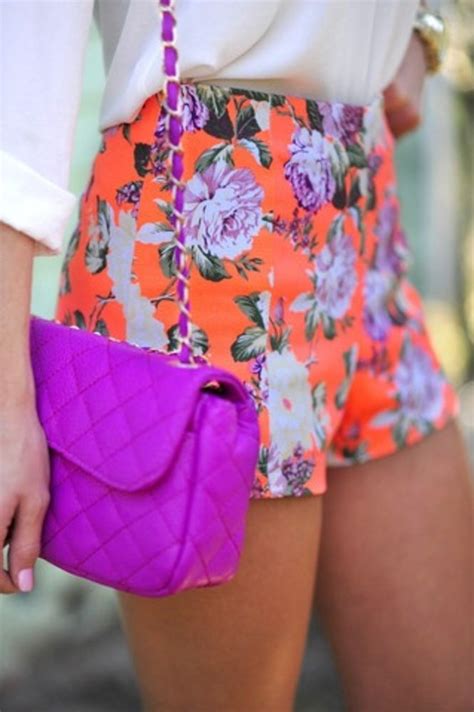 Awesomeness Fashion Floral Shorts Summer Outfits