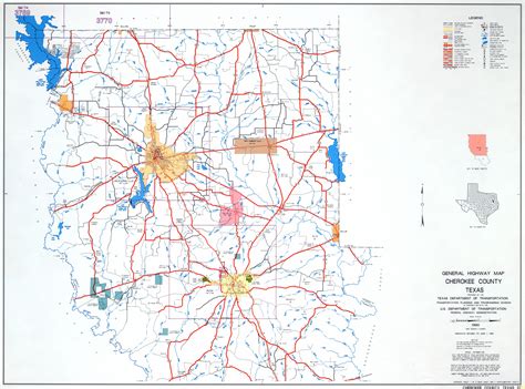 Texas Farm Market Road Map