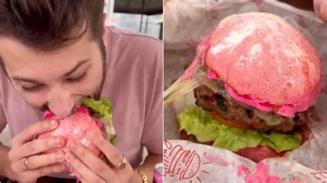 There Is A Barbie Burger And It Is Just So Extra As Per Twitter Watch Video India Today
