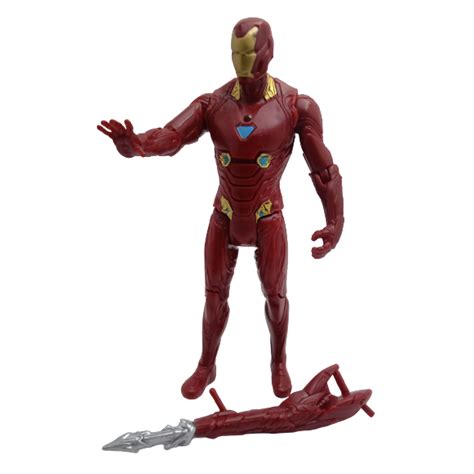 Buy Littols 6 Inch Iron Man Action Figure Toys With Weapon And Led Light