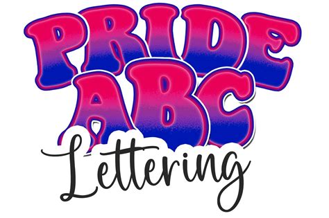 pride month bisexual pride flag letters graphic by thedigitaldeli · creative fabrica