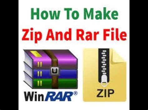 What Is Zip And Rar File How To Create And Open Zip Rar File Kya