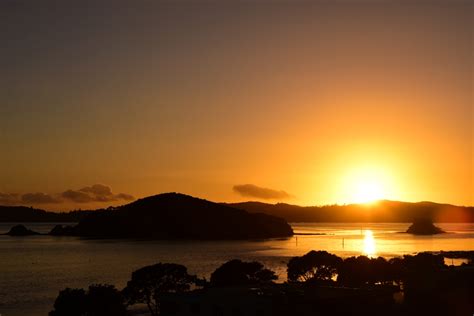 One Of Lifes Golden Moments Sunrise Over The Bay Of Islands New