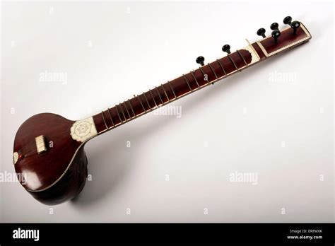Sitar Indian Stringed Instrument Stock Photo Alamy