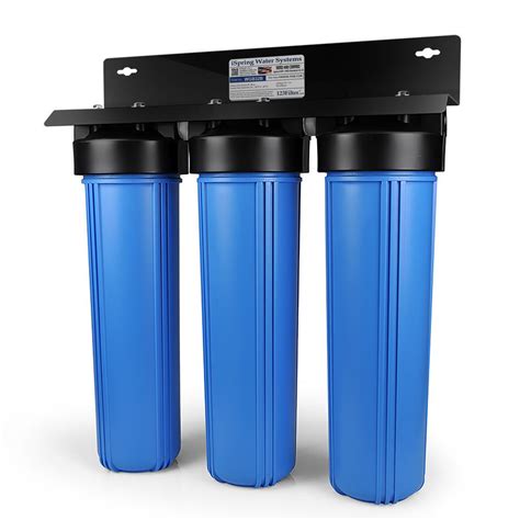 Therefore, we consider faucet filters to be a great complement to a standard pitcher. ISPRING 3-Stage Whole House Water Filtration System w ...
