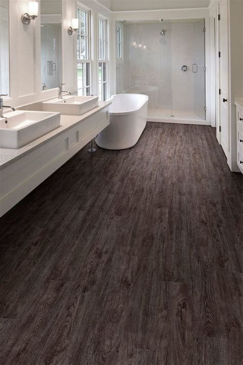 It might be fine in a small guest lavatory, but should not be used where a shower or bathtub will be in frequent use. Luxury Vinyl Tile - Vinyl Sheet Flooring - Flooring Store ...