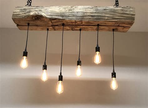 Pendent light glass tiffany pendant lights for home chandeliers &amp; Reclaimed Barn Sleeper Beam Wood Light Fixture with LED ...