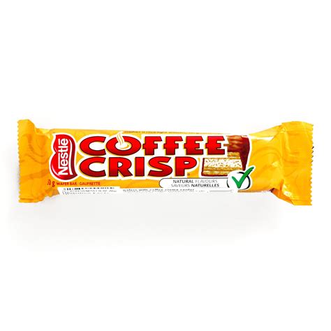The harmonious blend of crispy wafer, thin chocolatey coating, and subtle coffee aroma, makes for a nice, light snack™. Nestle Coffee Crisp 1.76 oz each (6pack) {Imported from ...