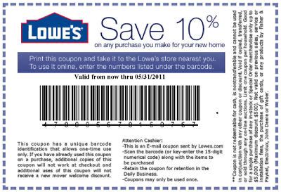 Sign up through giving assistant mobile app to get lowe's deals and special offers for over 20% off. pajiyom99_aol.com : ?? 4 Home Depot 10%OFF Lowes Coupons 5/31/11 ?? INSTANT