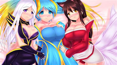 League Of Legends Sona And Ahri
