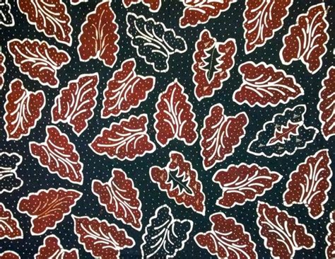 Motif Batik Modern Banten Lukisan Bunga Sketsa Seni