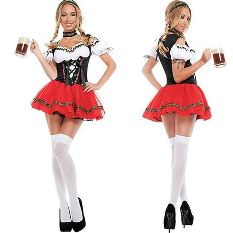 On Sale Women Sexy Bar Maid Beer Girl German Bavarian Oktoberfest