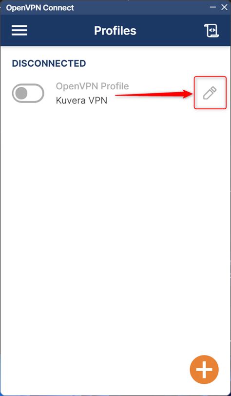 How To Delete And Reinstall Your Openvpn Profile Kuvera Partners