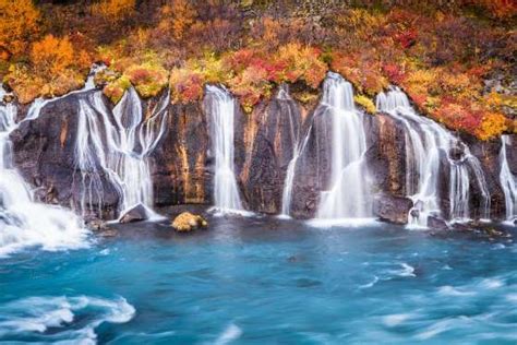Hraunfossar Waterfall Iceland Getty Images Iceland From Mid