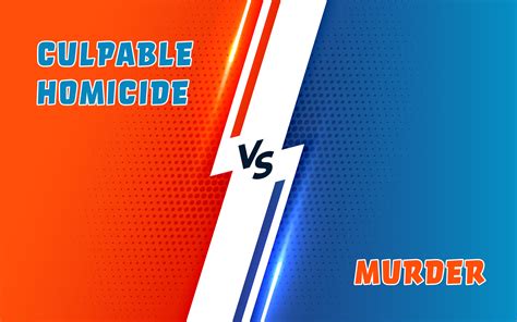 Difference Between Culpable Homicide And Murder