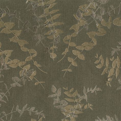 Metallic Wallpaper Precious Silks Leaf Muriva 701 Muriva